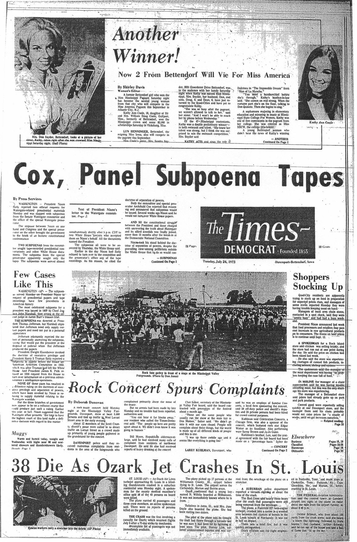 19730724 -- Mississippi Valley Fairgrounds